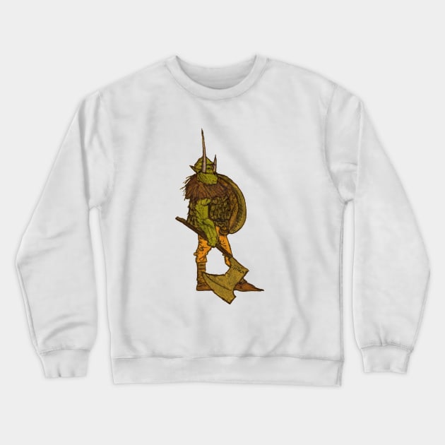 Long Tusk Crewneck Sweatshirt by Hominid